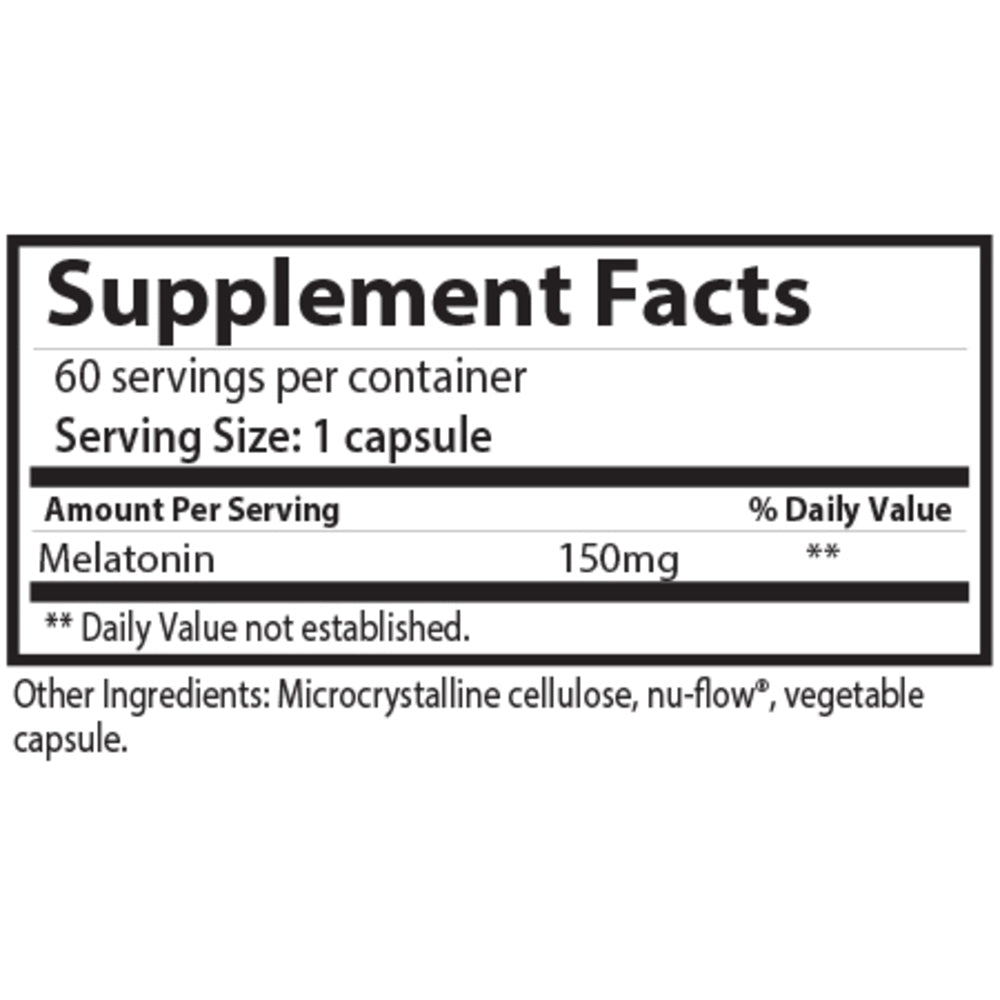 Melatonin High Dose 150mg
