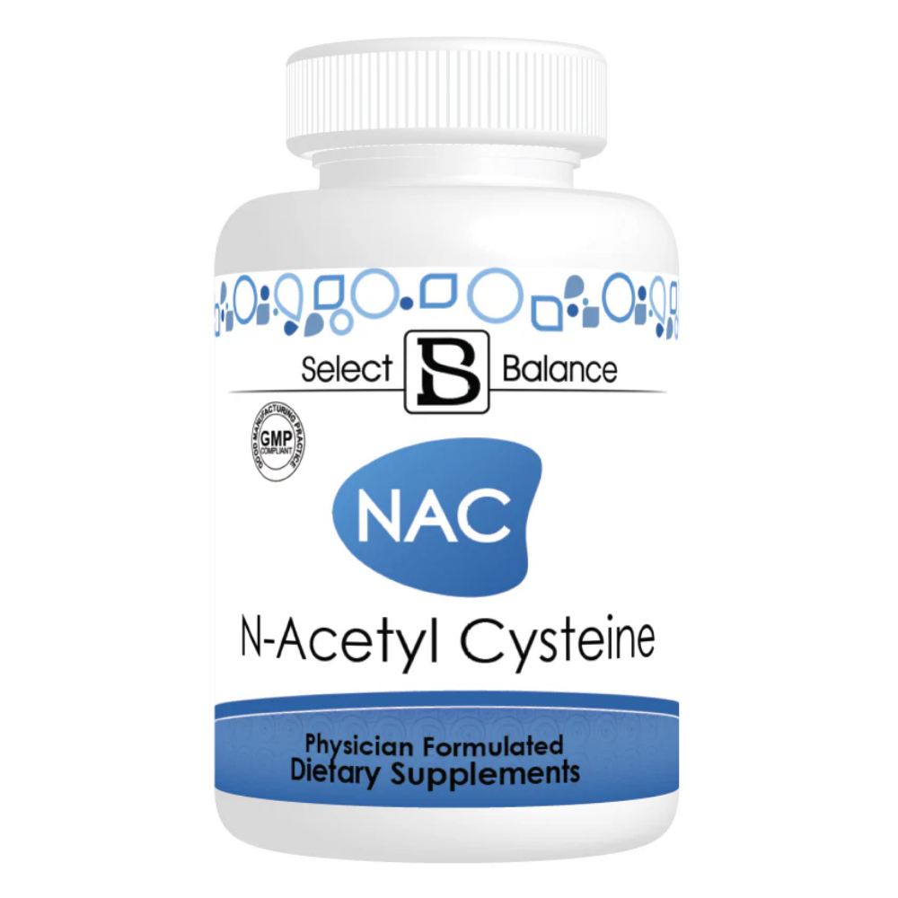 NAC (N-Acetyl Cysteine) product packaging