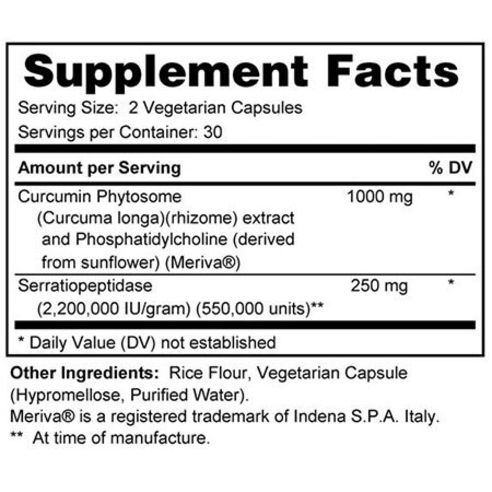 Curcumin + Serratiopeptidase