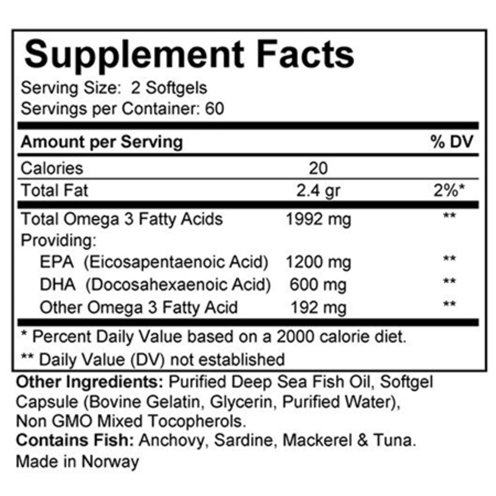 Omega 3 Fish Oil - Triple Strength
